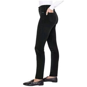 Well Worn Women Soft Corduroy High Rise Skinny Jeans Black Size 10
